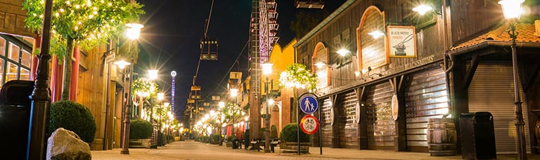 Attractiepark Slagharen bij Nacht