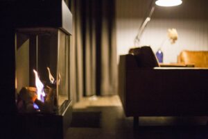 open haard in huisje landal greenparks amerongse berg