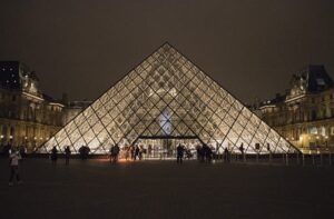 Foto van het Louvre