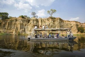 Boottocht in Murchison Falls National Park