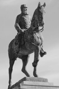 Standbeeld van Koning Leopold II in Oostende