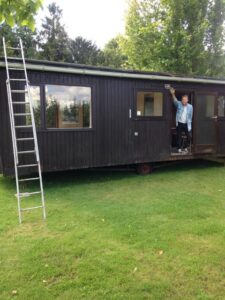 Tijdelijk wonen in een stacaravan
