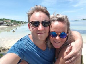 Ellen en Willem Jan in Bali