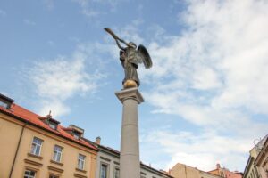 Standbeeld in Vilnius