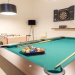 Luxe vakantiewoning Istrië entertainmentruimte