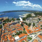 Vakantiewoning bij amfitheater Pula ligging