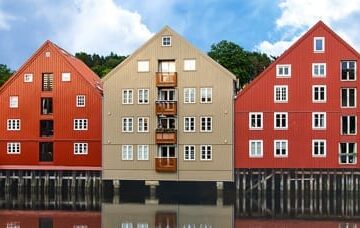 Huisjes in Trondheim