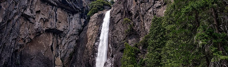 Watervallen in Yosemite park