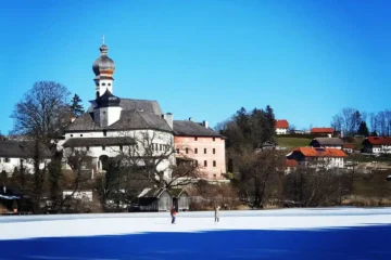 Höglwörthersee en klooster Höglwörth